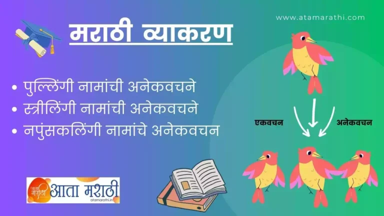 एकवचन -अनेकवचन | Singular and Plural